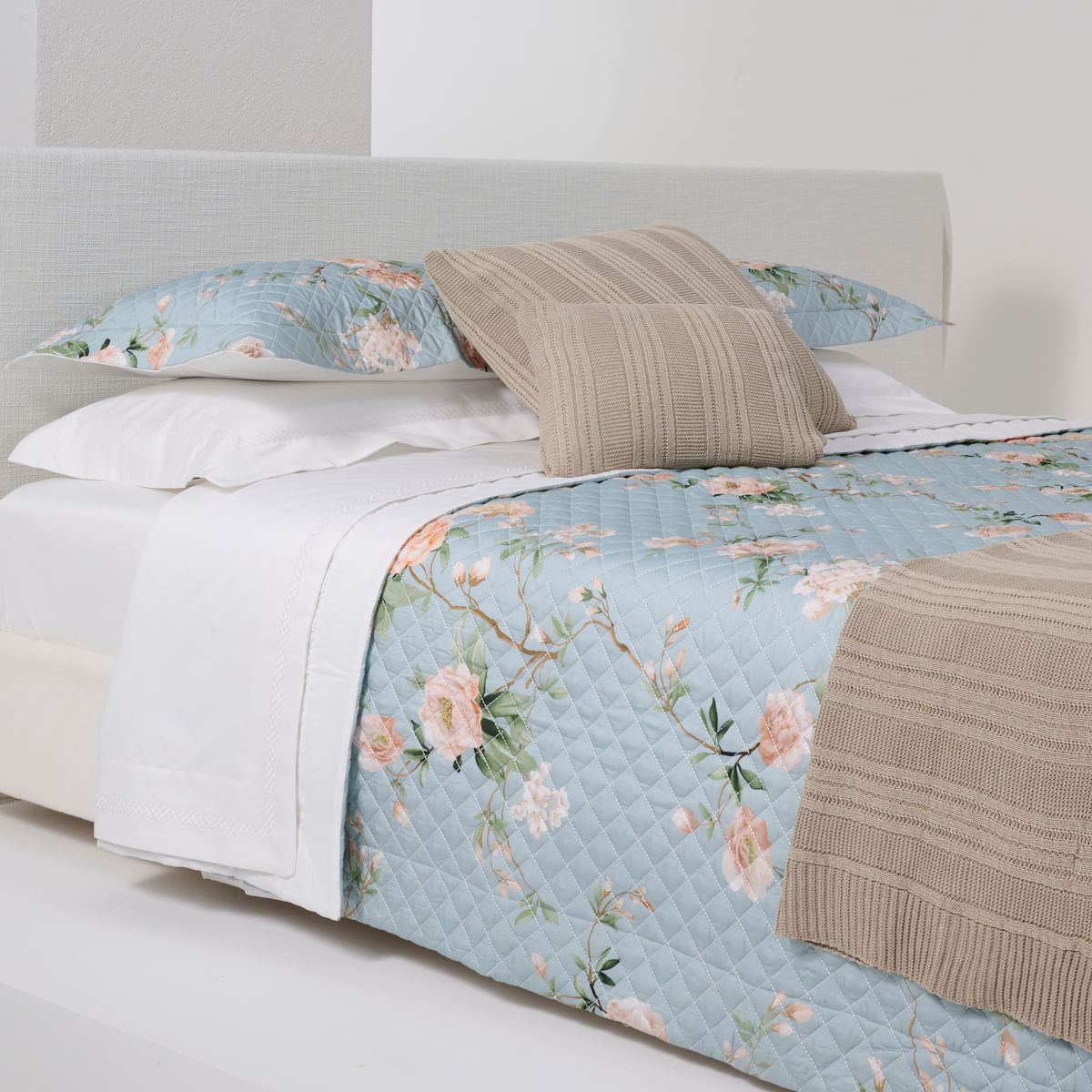 01 10 0722 Jogo de Lencol Imperiale 1000 Fios Branco Branco 002